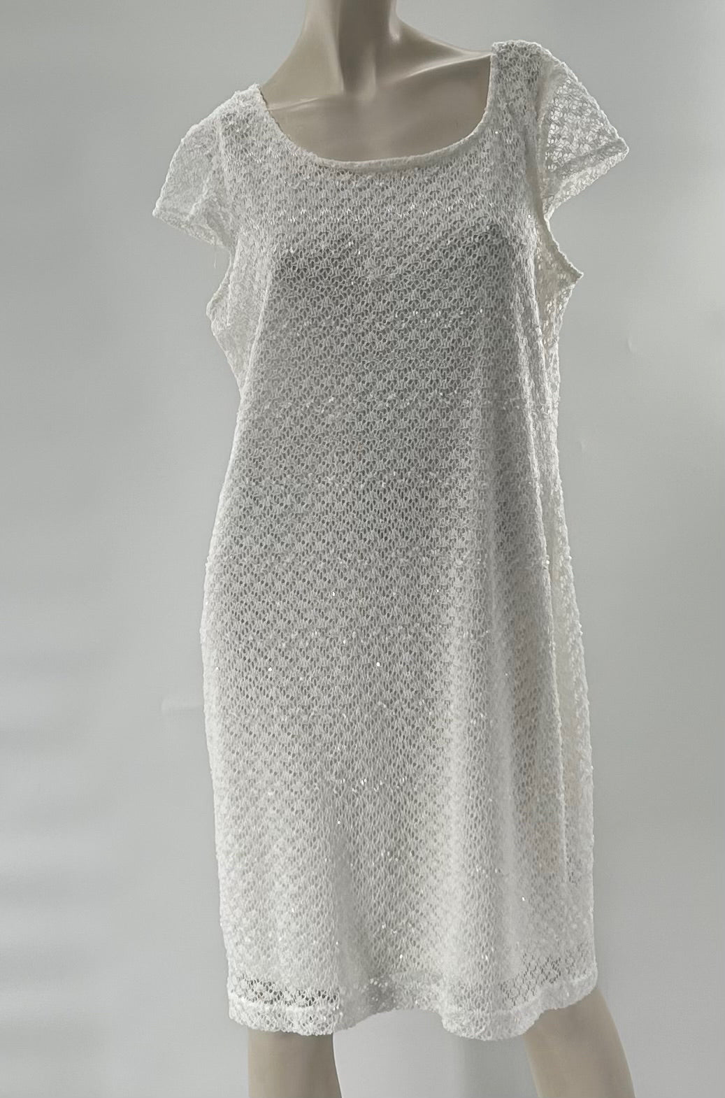 Sharagano lace dress hotsell