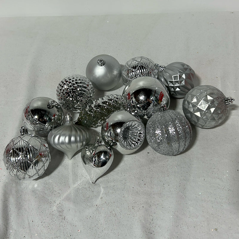 Christmas Silver Ornaments