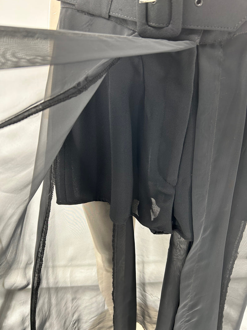 Cache "Skort" with Shorts and Sheer Skirt