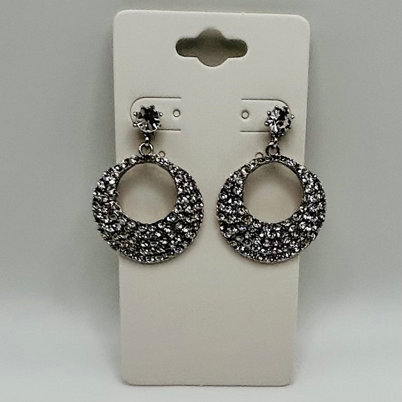 Jewelry- Earrings- Rhinestone Hoops