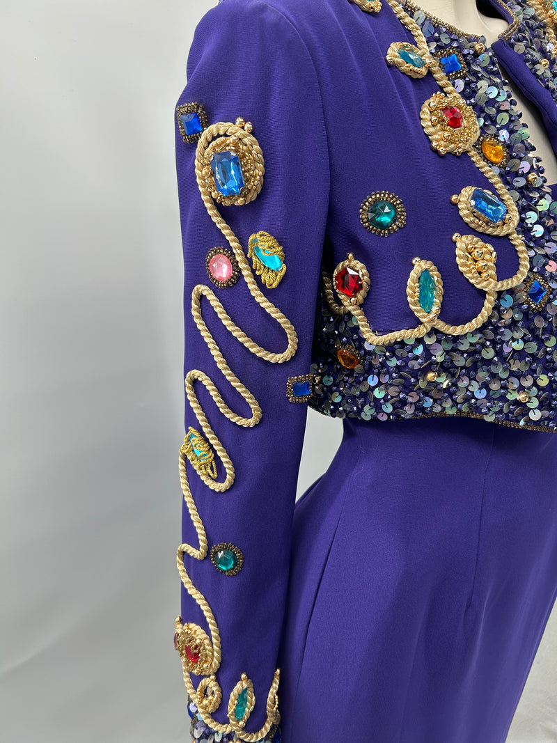 Victoria Royal Ltd. Vintage 2-pc Beaded Dress Suit Eternal Life Consignment Victoria Royal Ltd. Vintage 2-pc Beaded Dress Suit Eternal Life Consignment