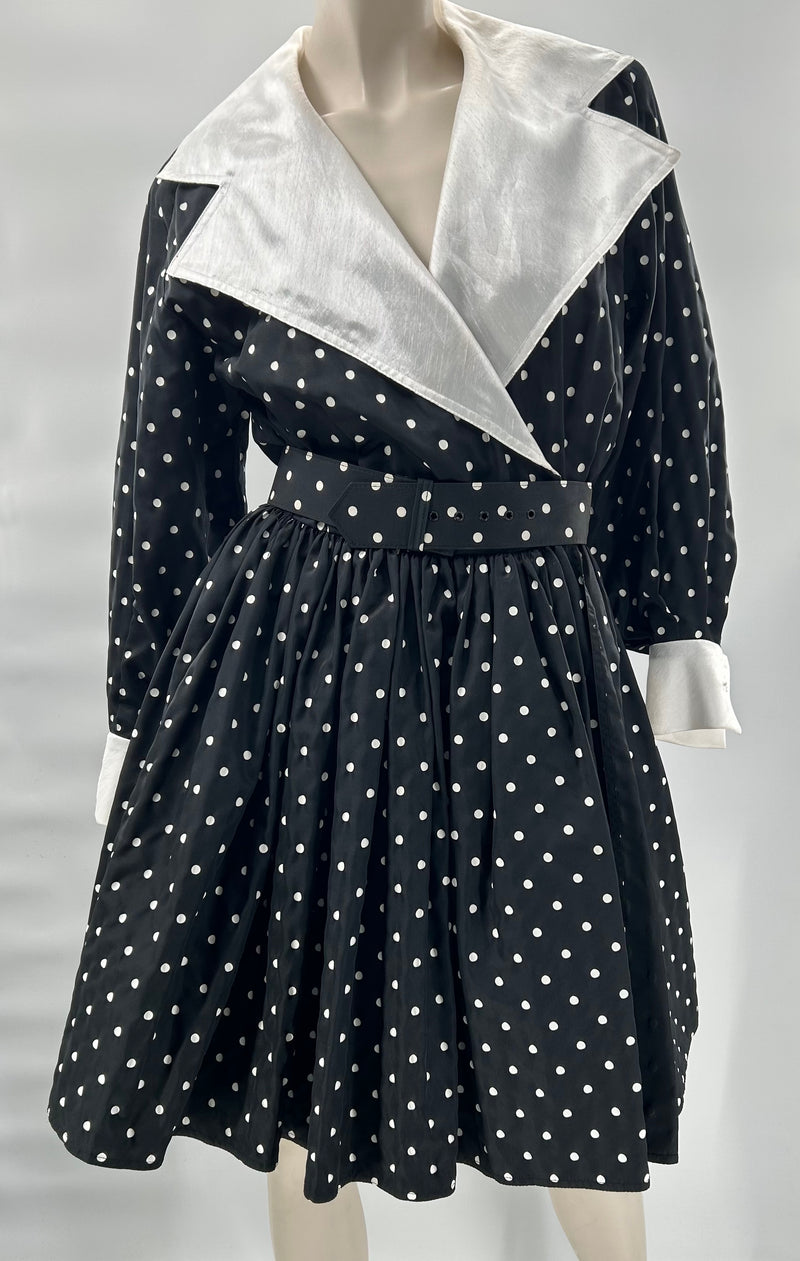 Cache Polka Dot Evening Dress