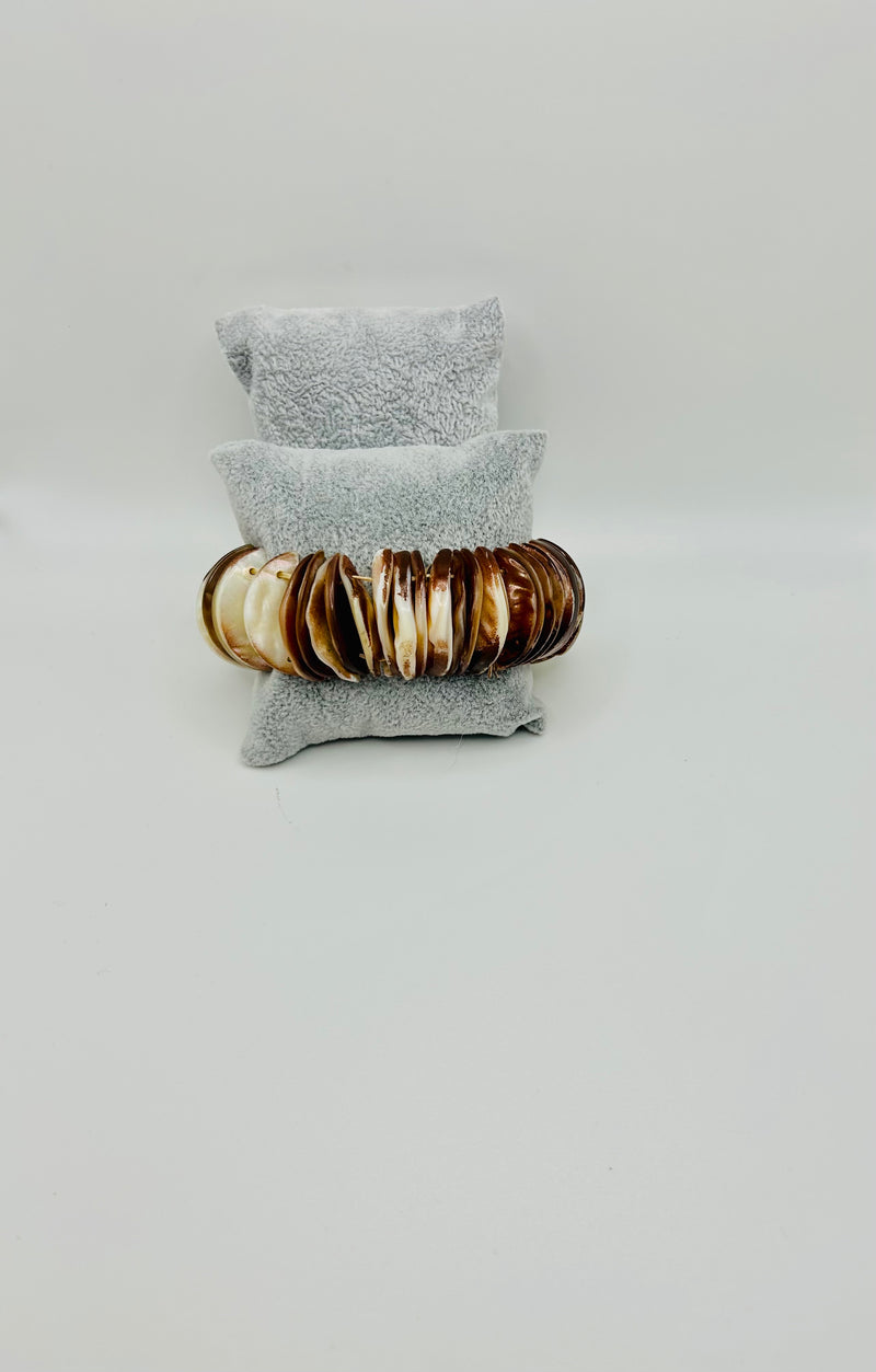 Jewelry- Bracelet- Brown Seashells
