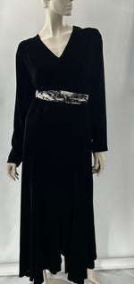 Harriet Selwyn Velvet Full Length Dress