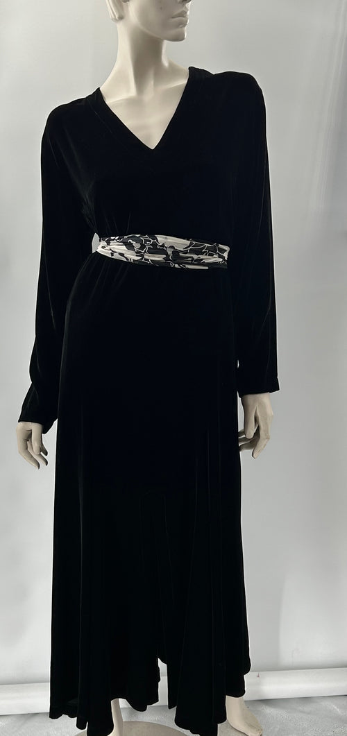 Harriet Selwyn Velvet Full Length Dress