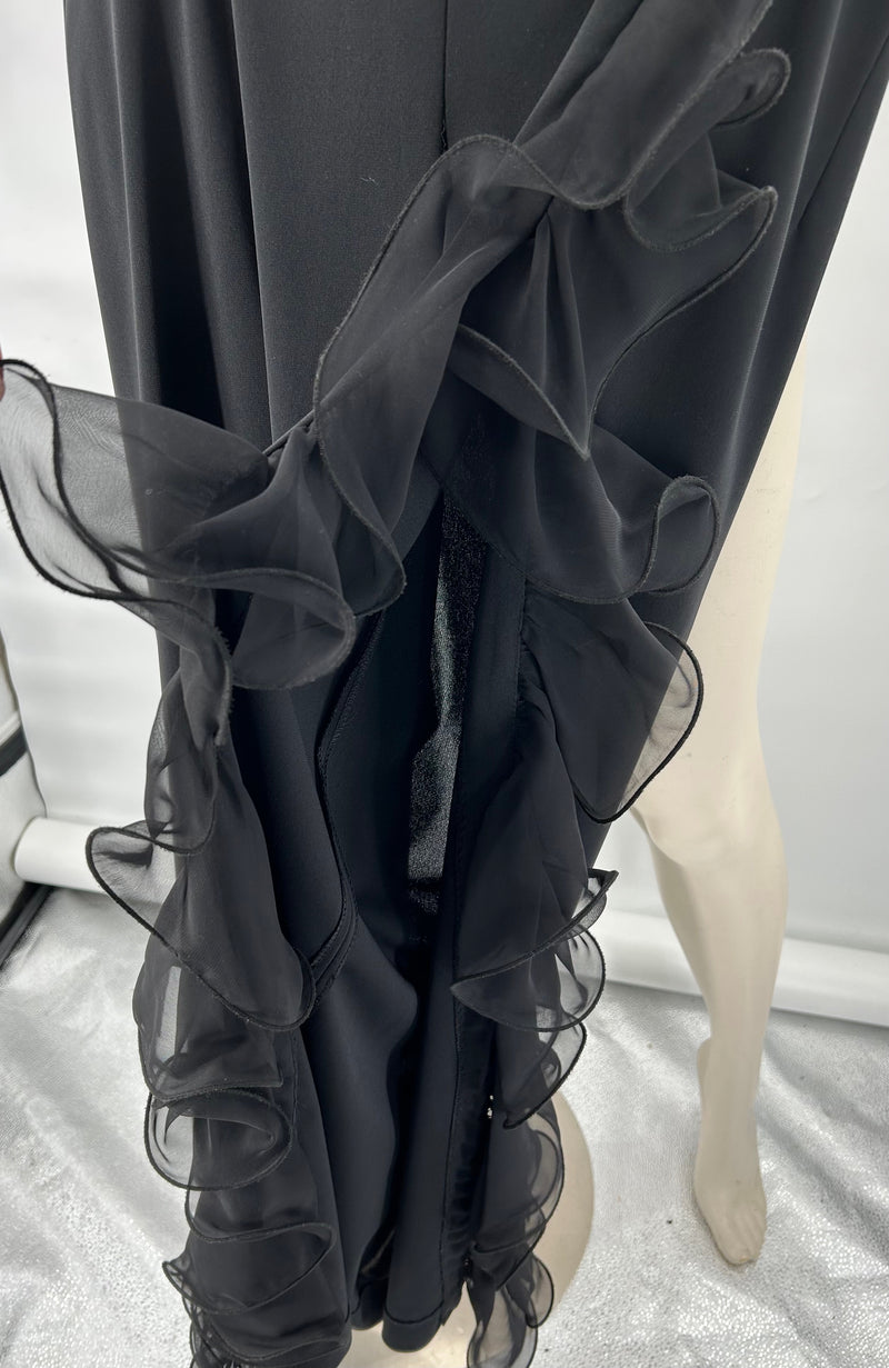 Barami Ruffle Side Slit Pant