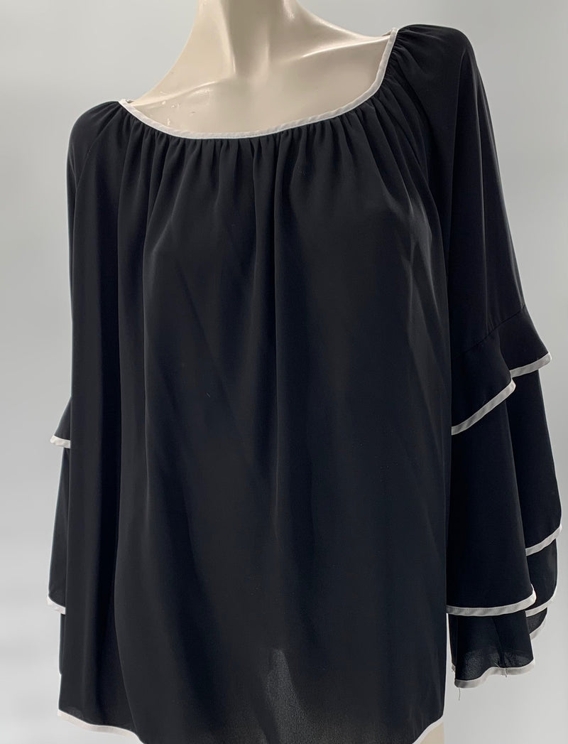 ING+  Tunic Bell Sleeve Dress Top