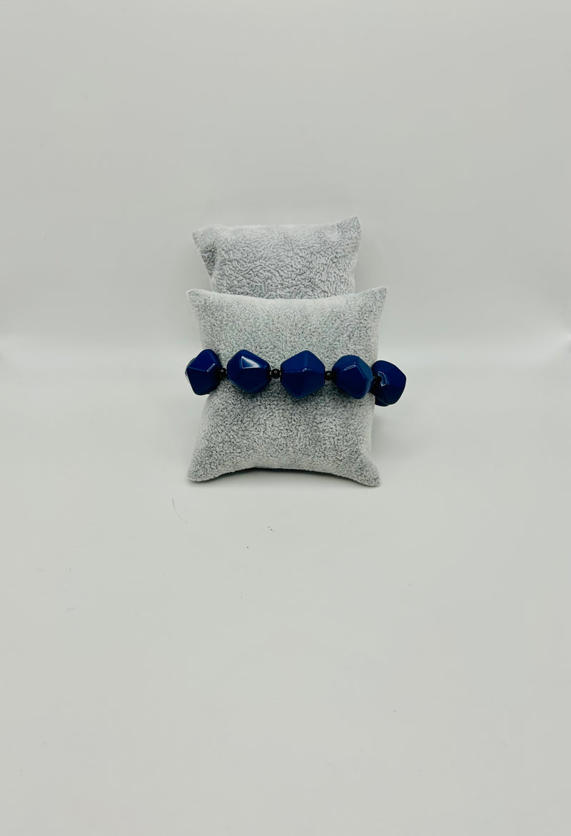 Jewelry- Bracelet- Navy Blue Bead