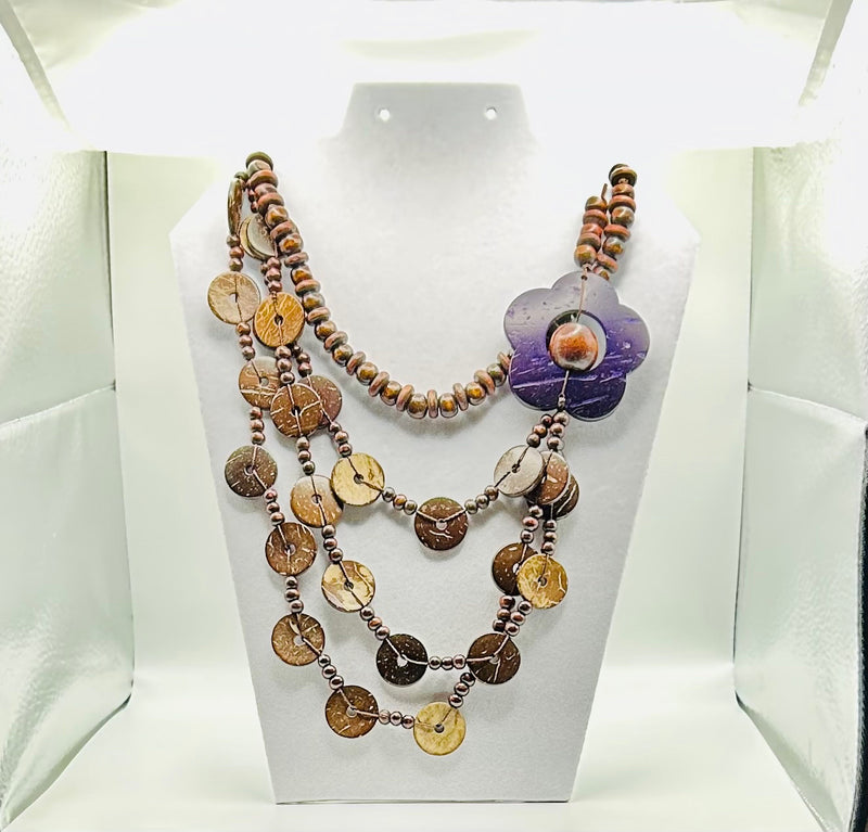 Jewelry- Necklace- Wooden Bead Necklace