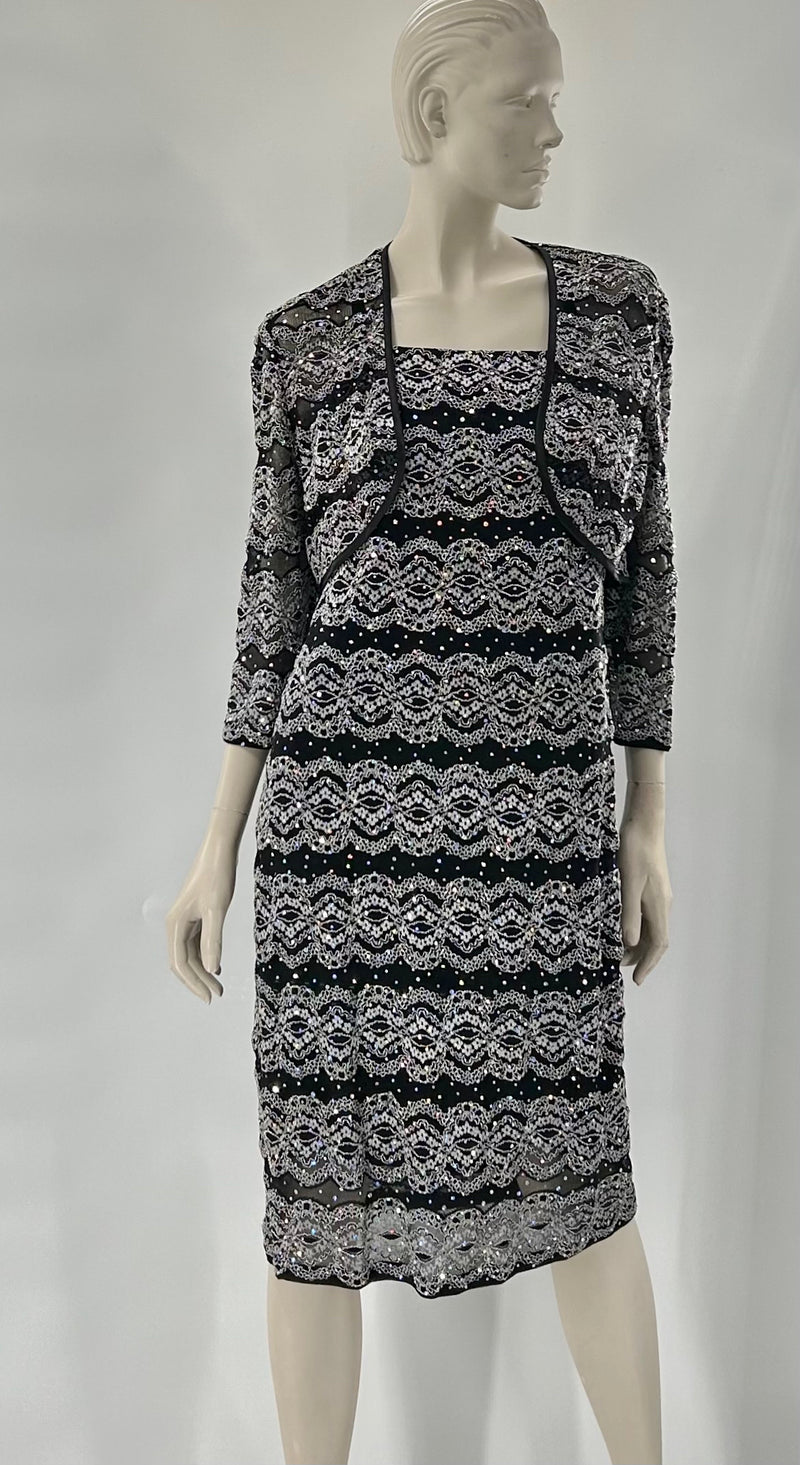 R&M Richards Dress with Glitter