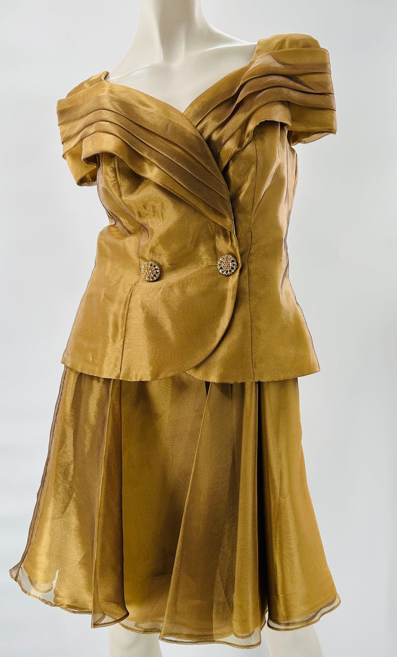 Alex Evenings Formal Dress- 2pc Jacket and Skirt