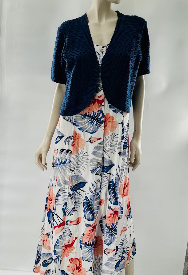 Koret Maxi Dress w/ Vicki Wayne Crop Sweater