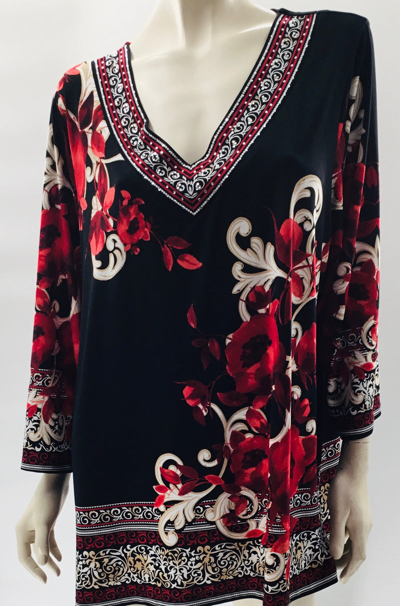 JM Collection No-Iron Dress Top