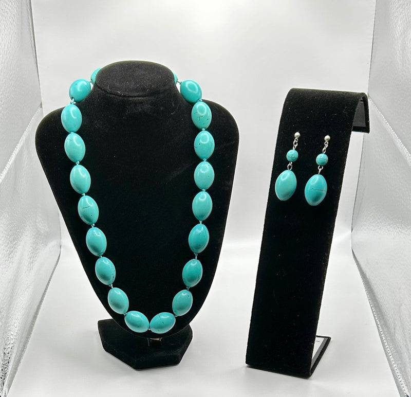 Jewelry Set- Turquoise Necklace and Earring