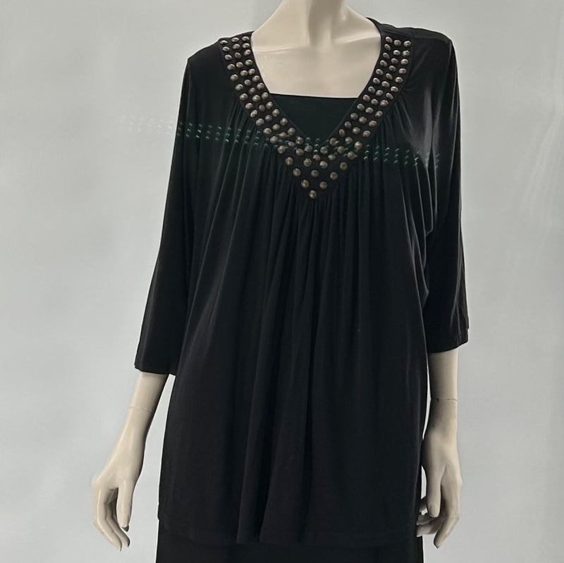 Linda Leal Women Dress Top