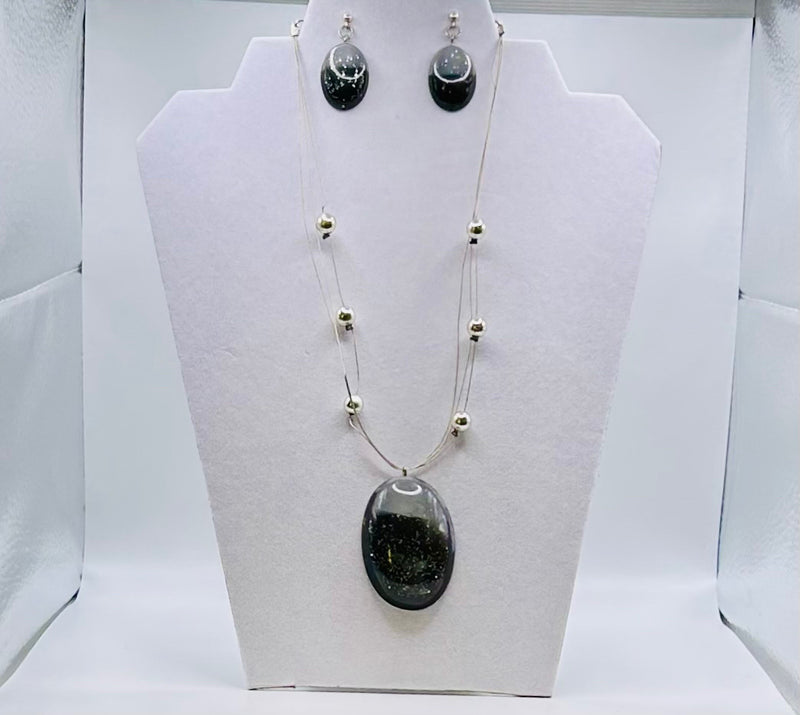 Jewelry Set- Black Onyx and Silver