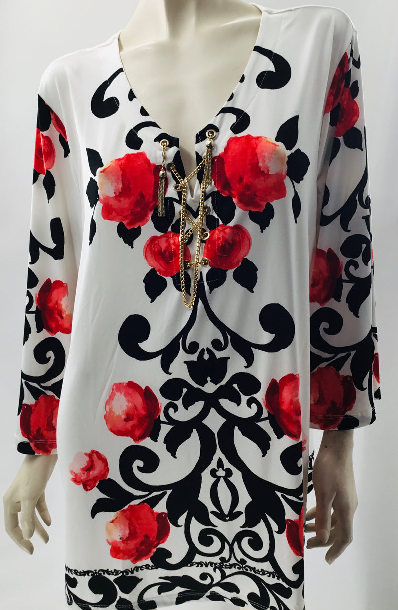 JM Collection No-Iron Dress Top