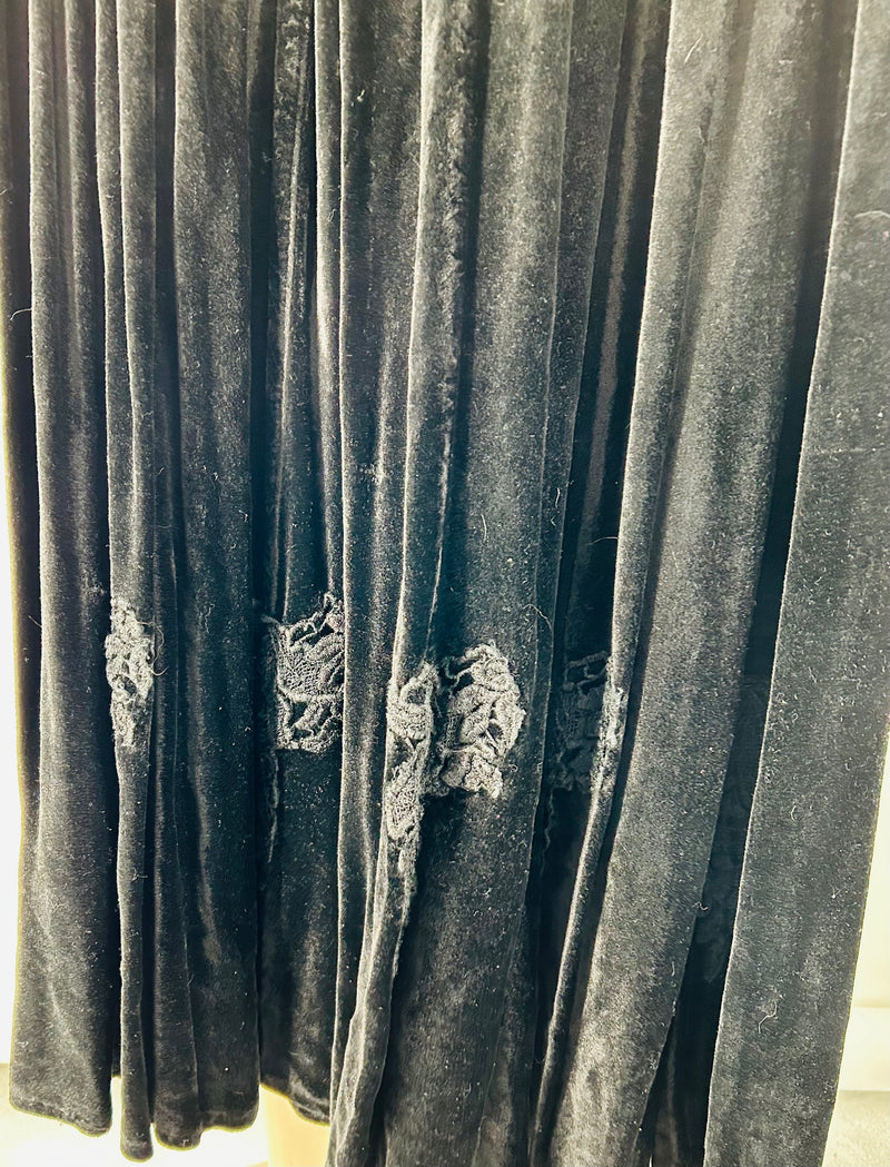 Salvatore Velvet Maxi Skirt
