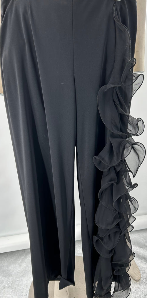 Barami Ruffle Side Slit Pant