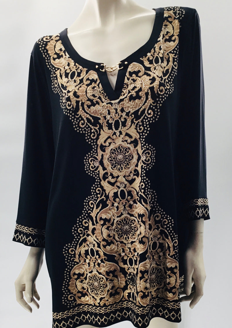 JM Collection No-Iron Dress Top