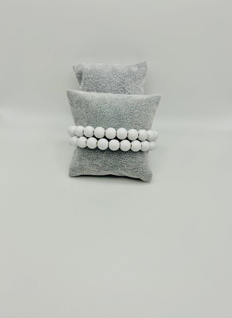 Jewelry- Bracelet- White Beads