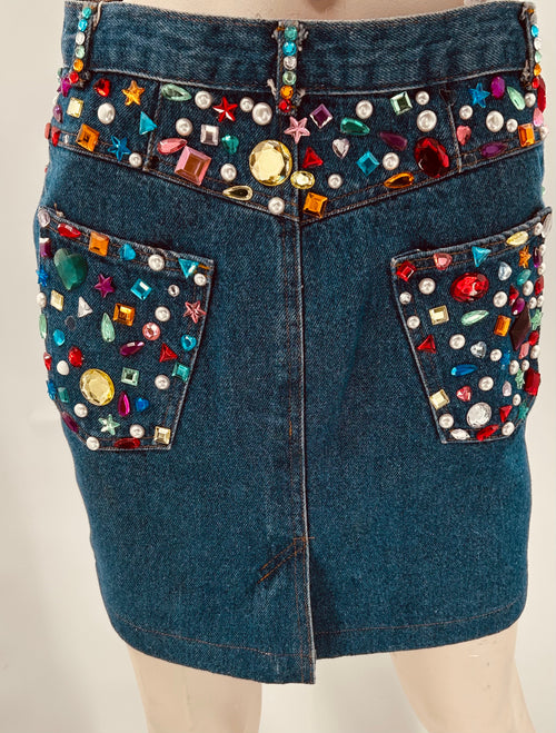 Celeste Stein Beaded Skirt