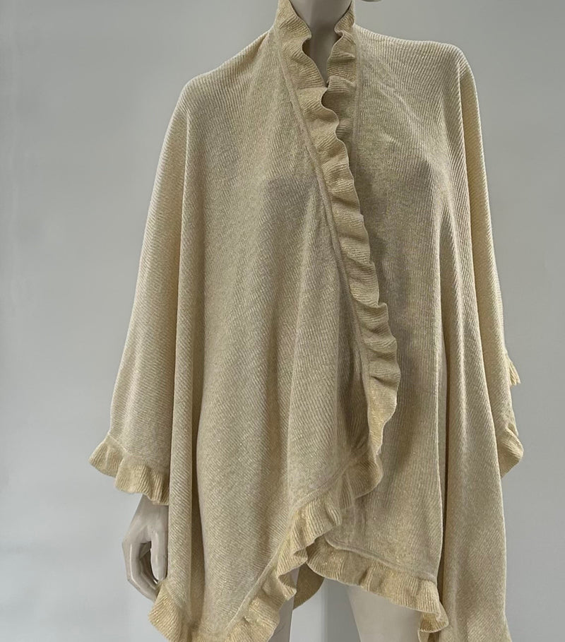 Gold Glitter Sweater/Shawl