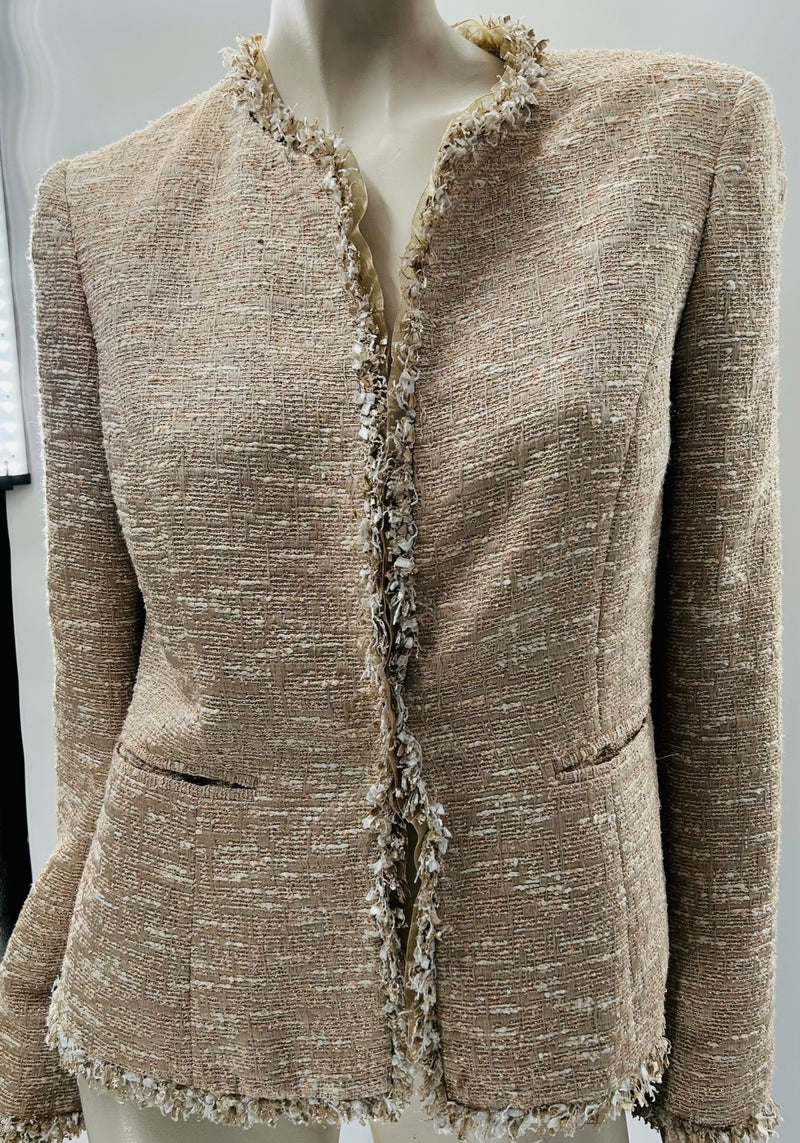 Jones New York Tan/Ivory Blazer