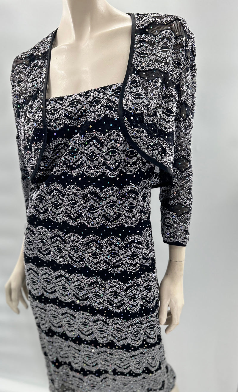 R&M Richards Dress with Glitter