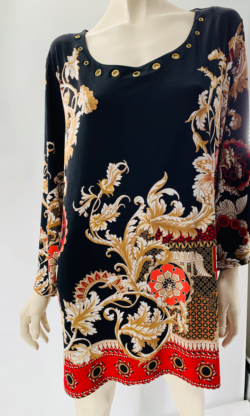 JM Collection No-Iron Dress Top