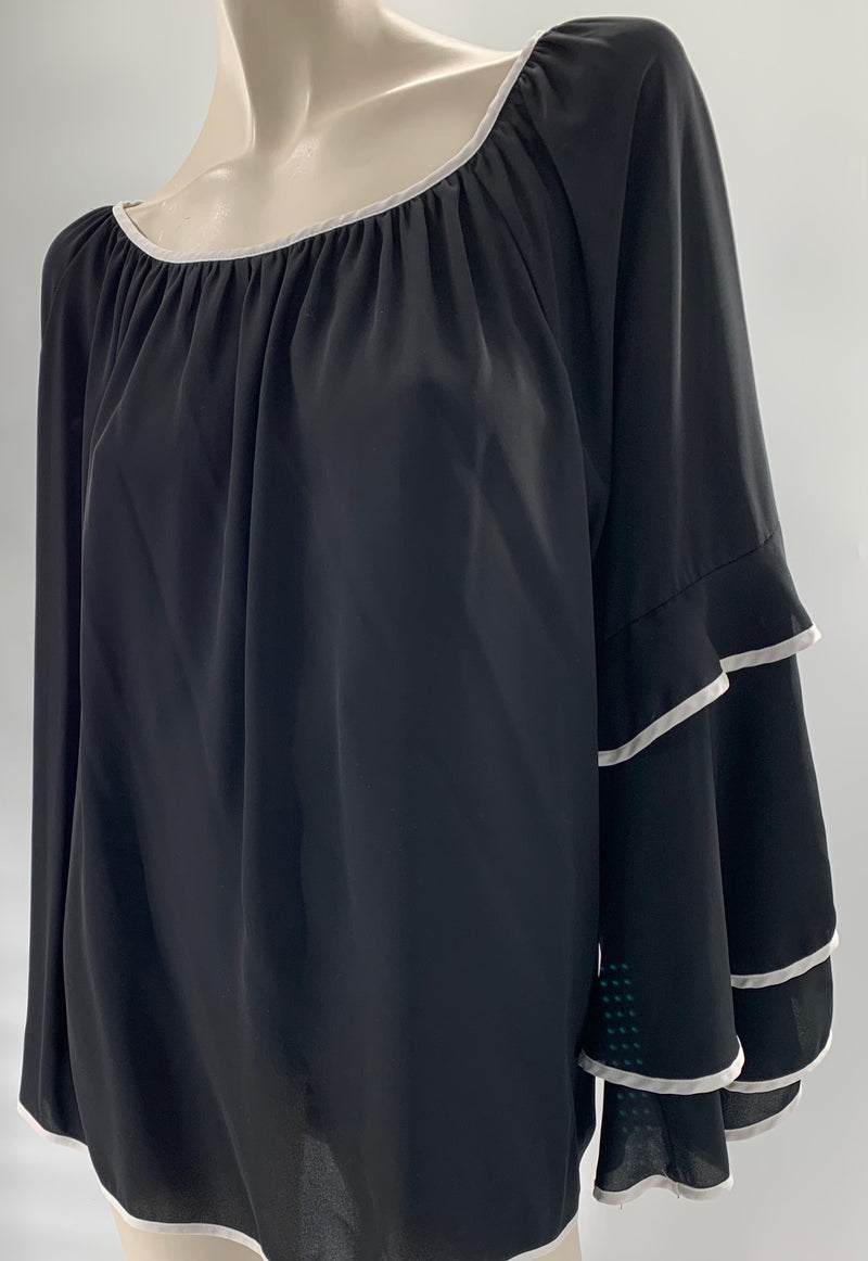 ING+  Tunic Bell Sleeve Dress Top