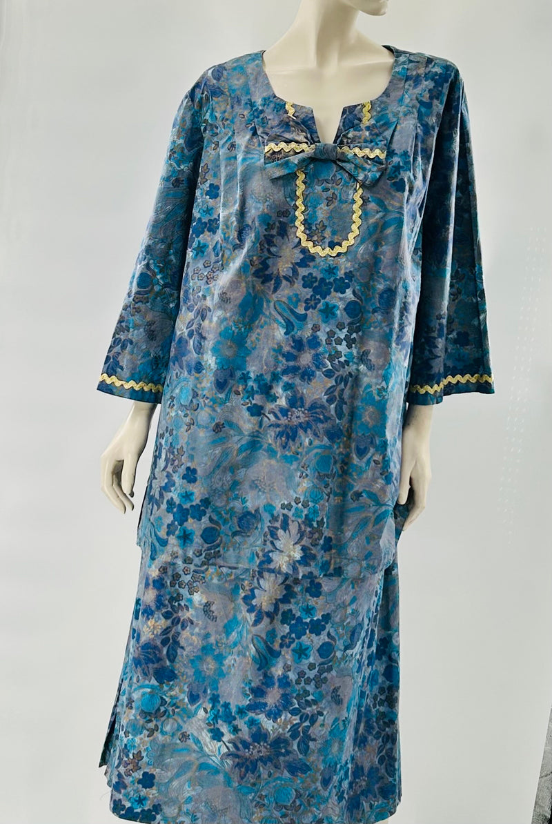 Ethnic Tunic Top and Matching Skirt